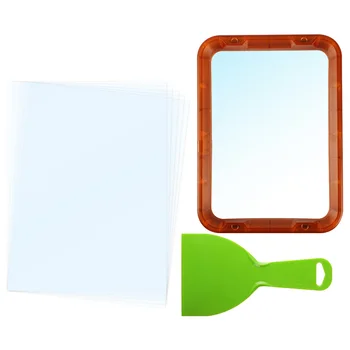 

Durable Resin Tank Easy Dye 3D Printer Vat Orange Tools Home Office Spare Parts Light Curing Practical Portable For Wanhao D8