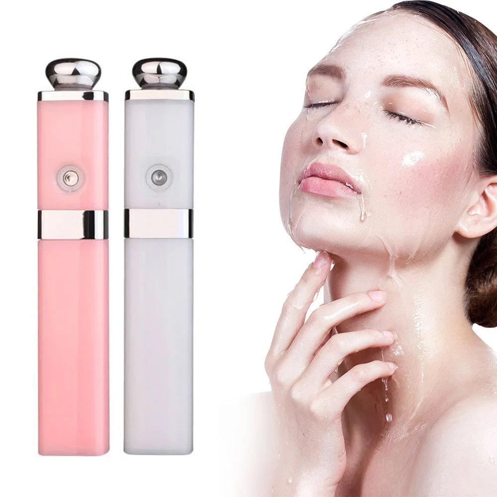 

Handheld Facial Steamer USB Charging Nano Mist Sprayer Facial Steamer Moisturizing Mini Face Spray For Face Skin Care Tools