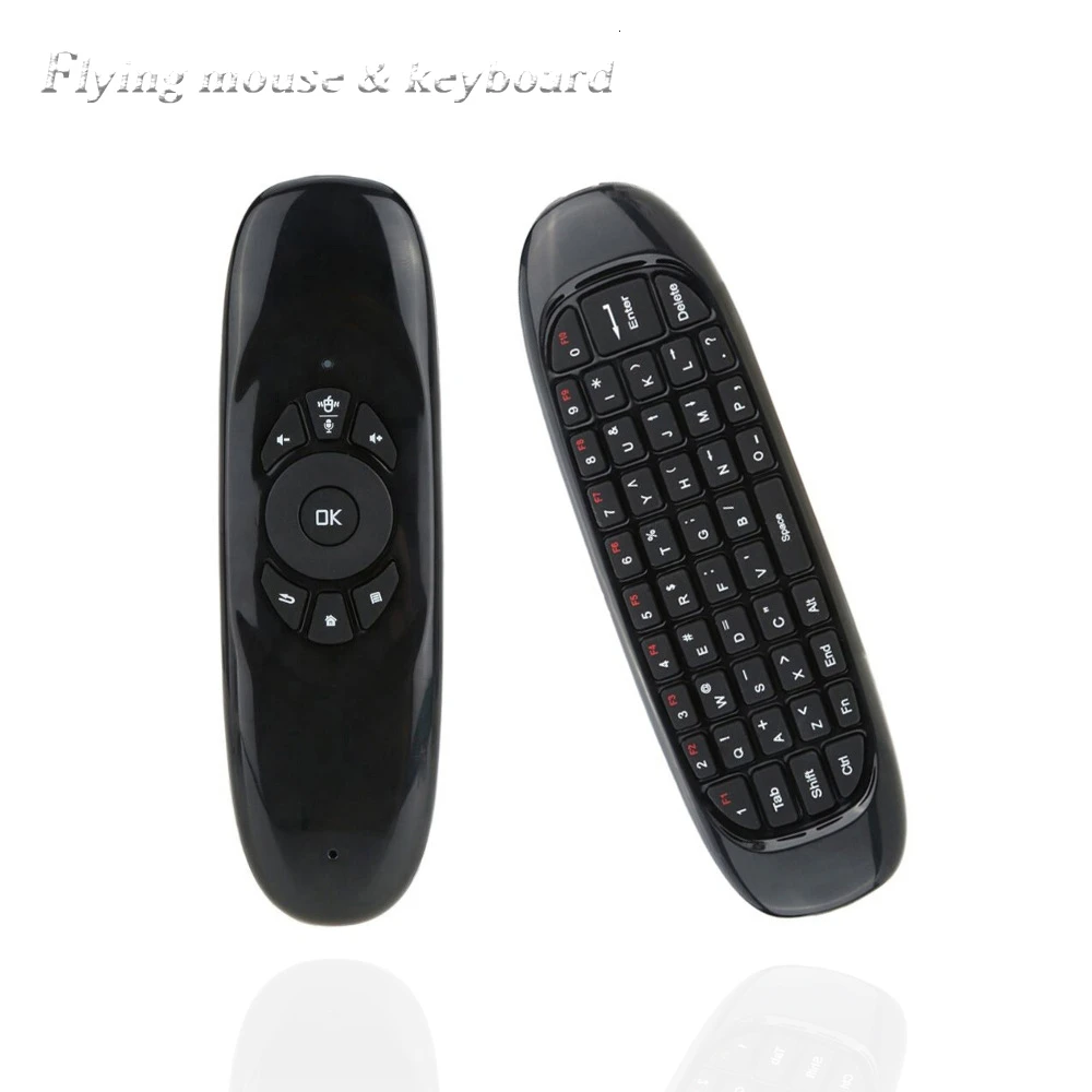Standard Edition Wifi Fly Клавиатура Мышь беспроводная Fly Air мышь перезаряжаемая с подсветкой Интеллектуальный голосовой пульт для Android Tv Box/Mini Pc/Tv - Цвет: Standard Edition