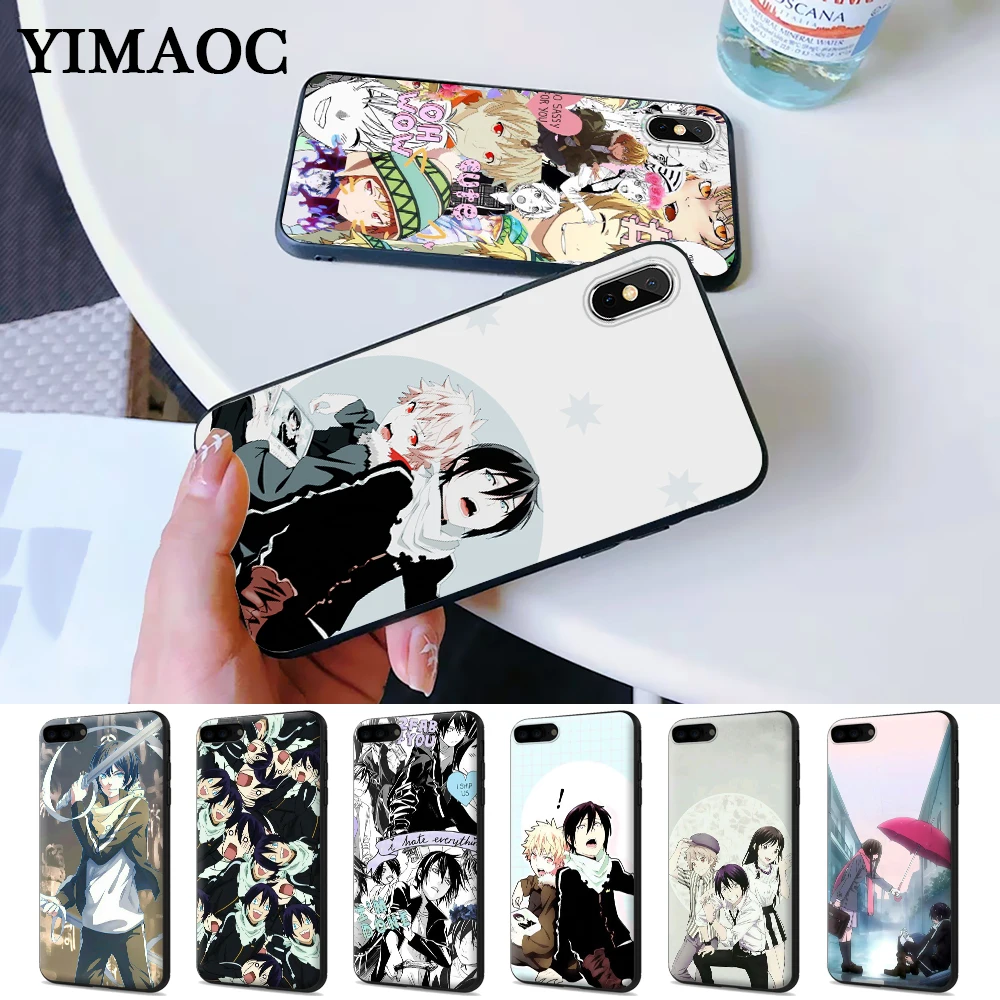 

Noragami yato Anime Pattern Silicone Case for iPhone 5 5S 6 6S Plus 7 8 X XS Max XR