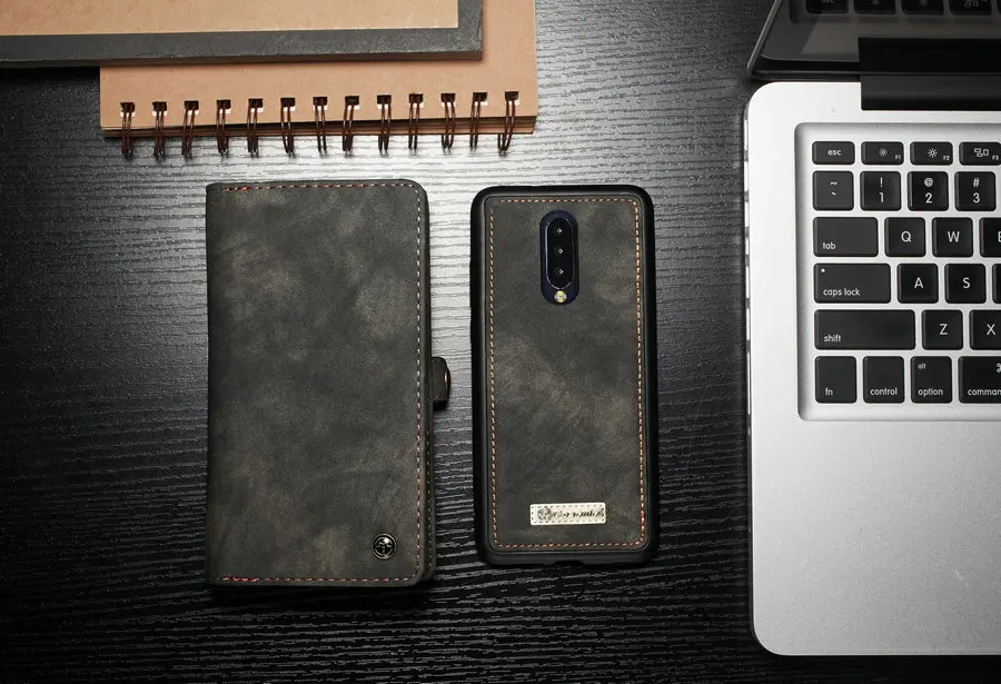 CaseMe OP7 кошелек чехол для телефона OnePlus 7 Pro роскошный 2 в 1 Многофункциональный кожаный чехол для OnePlus 7 откидная крышка