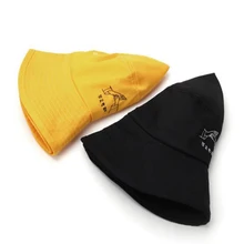 Уличная шляпа для путешествий, шляпа от солнца, шляпы для мужчин и женщин, 3 цвета, вышивка жестами, хлопковая Панама, шляпа рыбака