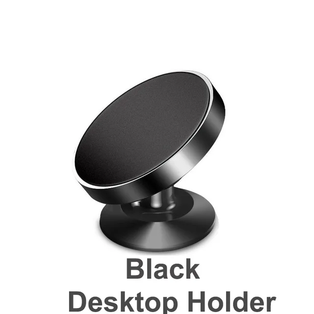 Универсальная Магнитная автомобильная подставка для телефона в машину для iPhone 11 Pro samsung, магнитный держатель для телефона с вентиляционным отверстием, поддержка gps - Цвет: 360 Desktop Black