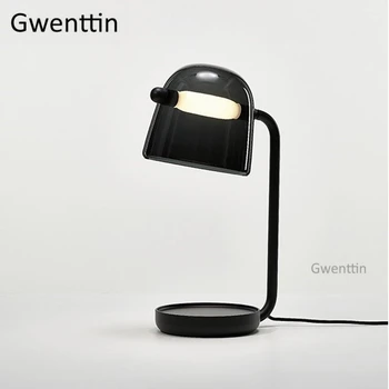 

Modern Mona Glass Table Lamps Led Stand Desk Light Fixtures for Living Room Bedroom Bedside Study Lamp Home Loft Decor Luminaire