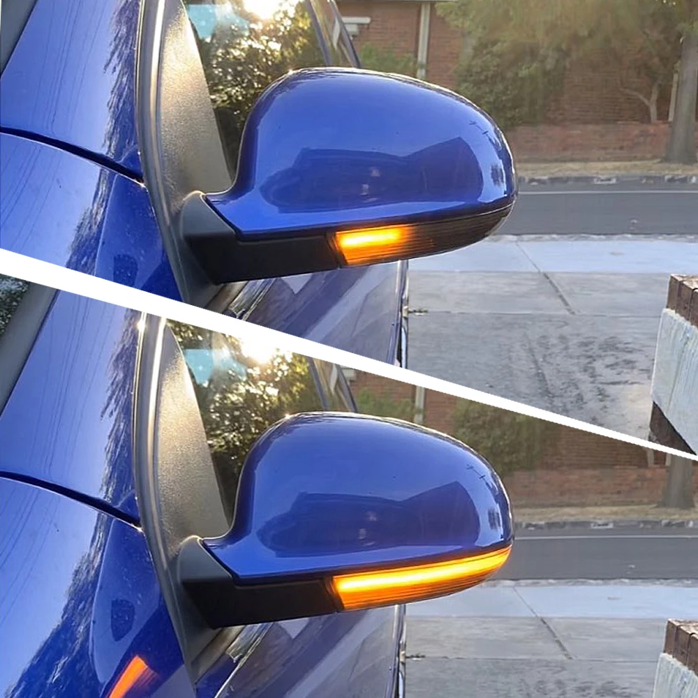 

2pcs For VW GOLF 5 GTI V MK5 Jetta Passat B5.5 B6 Sharan Superb EOS Dynamic LED Turn Signal Light Side Wing Mirror Indicator