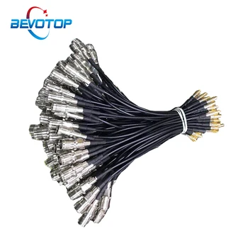 

10PCS/LOT BNC Female Bulkhead Jack to MMCX Male Straight Plug Adapter RG174 Cable Extension Jumper RF Coaxial Cable 15CM 6inch