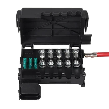 

OEM 1J0937550A Fuse Box Easy Install Replacement Heat Resistant Accessories Holder Plastic Battery Terminal Black For Golf 4 MK4