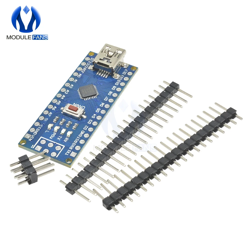 5 шт. CH340 ATmega328P плата контроллера совместима с Arduino Nano USB драйвер V3.0 ATmega328 Замена