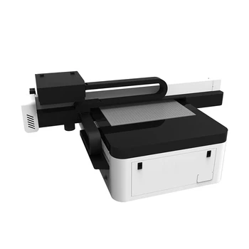 شراءجديد التلقائي A1 6090 Uv طابعة مع 3 قطعة XP600 رأس الطباعة 600*900 مللي متر UV طابعة مع الاقسام فراغ Plateform مع الورنيش