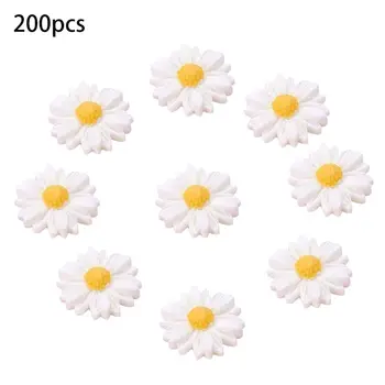 

Resin Flower Daisy Flatback Cabochon Embellishments Jewelry Making Findings Craft DIY Hairpin Headwear Phone Scrapbooking