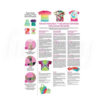 

18 Bottles Tulip One Step PE Bag Tie Dye Kit Non-toxic Textile Permanent Craft V