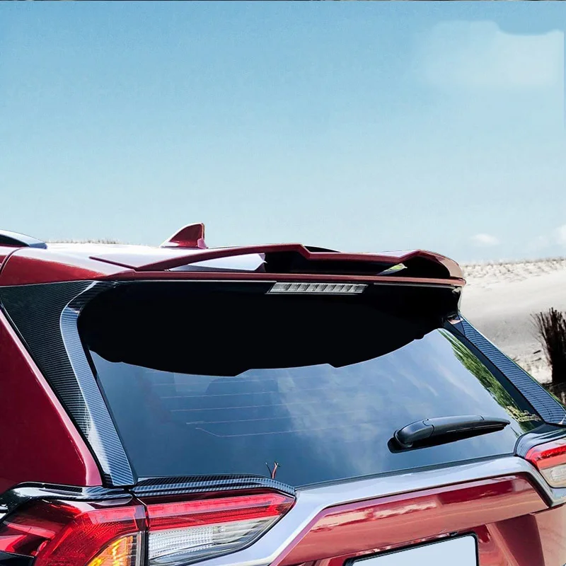 

Rear Spoiler Trunk Lip Wing Cover For Toyota RAV4 2020 Car Driving Flow Tail Rear Spoiler For Toyota RAV4 2019 2020 ACCESSORIES