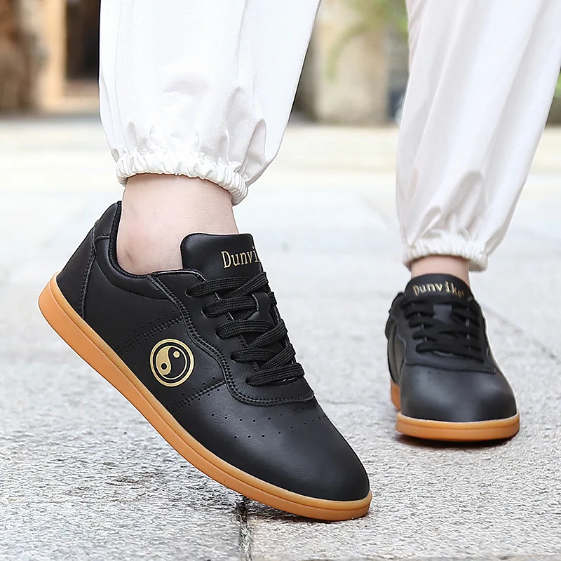 Martial Arts Shoes Unisex Adult Exercise Chinese Traditional Old Beijing Tai Chi Kung Fu Team Performance Match Men Women