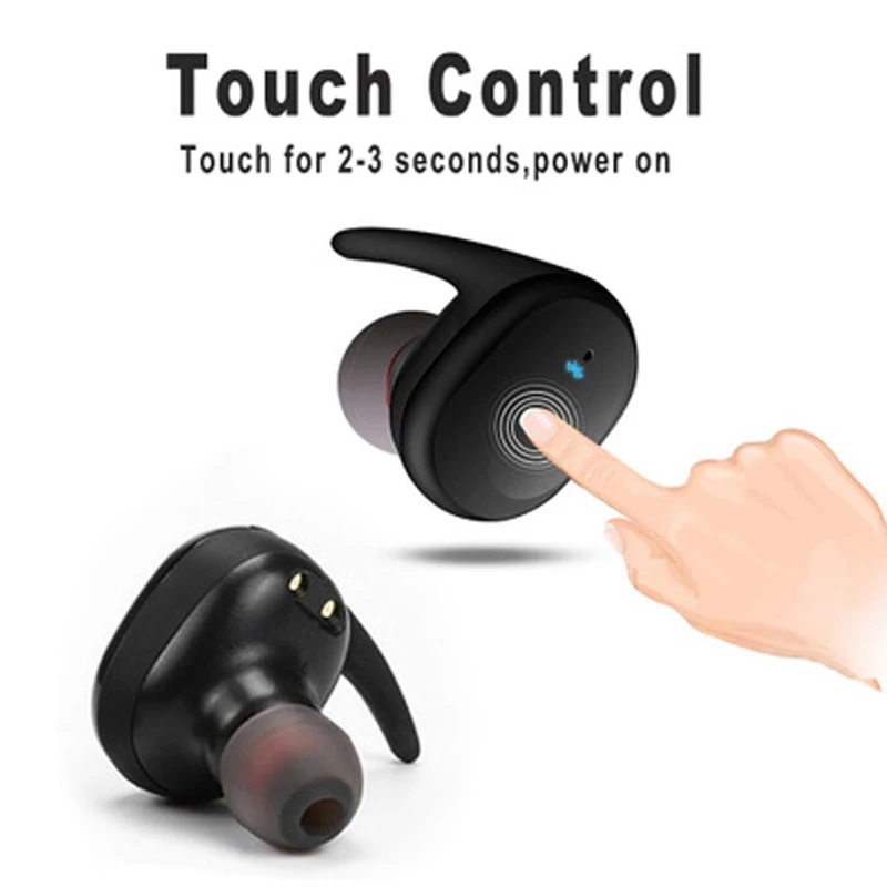 Y30 TWS Wireless Headphones Bluetooth Touch Control Sport Headset Waterproof Microphone Music Earphones Works On All Smartphones