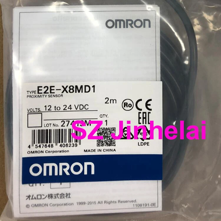 OMRON E2E-X8MD1 аутентичный Бесконтактный переключатель, датчик приближения 2 м 12-24VDC
