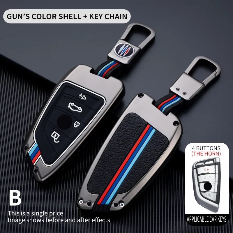 Nuova copertura della cassa chiave dell'automobile in lega colorata per Bmw F20 G20 G30 X1 X3 X4 X5 G05 X6 accessori supporto per auto-Styling protezione Shell 26 Nuova copertura della cassa chiave dell'automobile in lega colorata per Bmw F20 G20 G30 X1 X3 X4 X5 G05 X6 accessori supporto per auto-Styling protezione Shell - H8562a3664e4548cbab6fba2fedfa44cbk