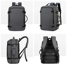 2021 New Multifunctional Fashion Travel Business Backpack Nylon Waterproof Anti-theft Student Backpack 16in USB Laptop Backpack
