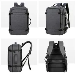 2021 New Multifunctional Fashion Travel Business Backpack Nylon Waterproof Anti-theft Student Backpack 16in USB Laptop Backpack
