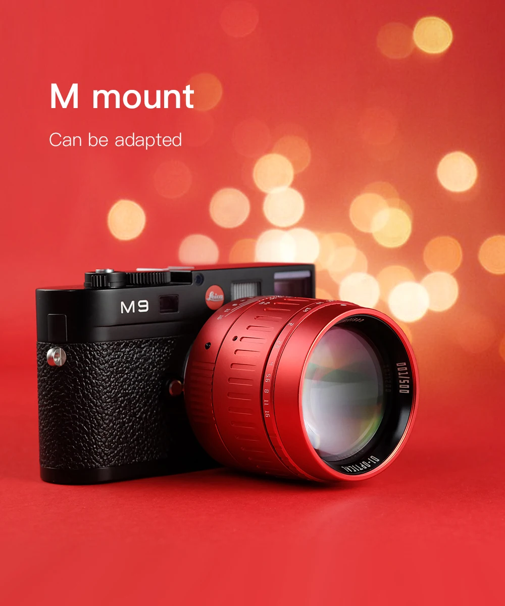 Ttartisan 50 Millimetri F0.95 Pieno Fame Lens Per Leica M-Mount Telecamere Come Leica M-M M240 M3 M6 M7 M8 M9 M9P M10