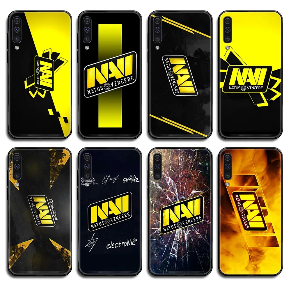Natus vincere navi Clan Роскошный чехол черный для телефона Samsung Galaxy A C Note 3 4 5 6 7 8 10 20 40 50 70 E S