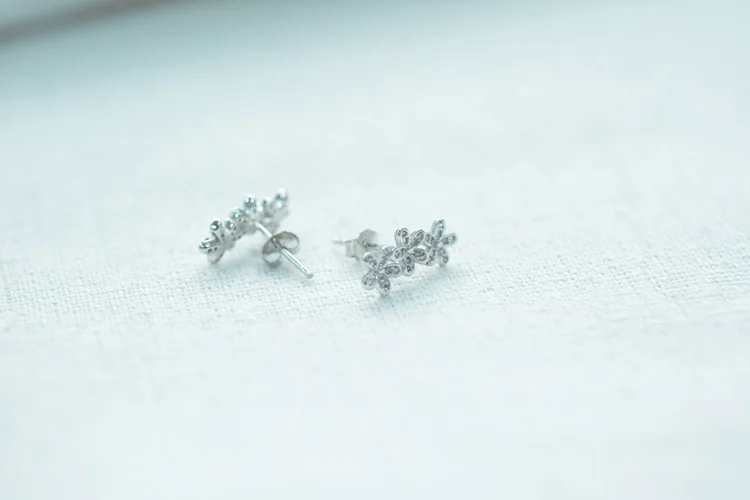 Женские серьги-гвоздики в форме сердца из натурального 925 пробы серебра, ювелирные изделия из стерлингового серебра