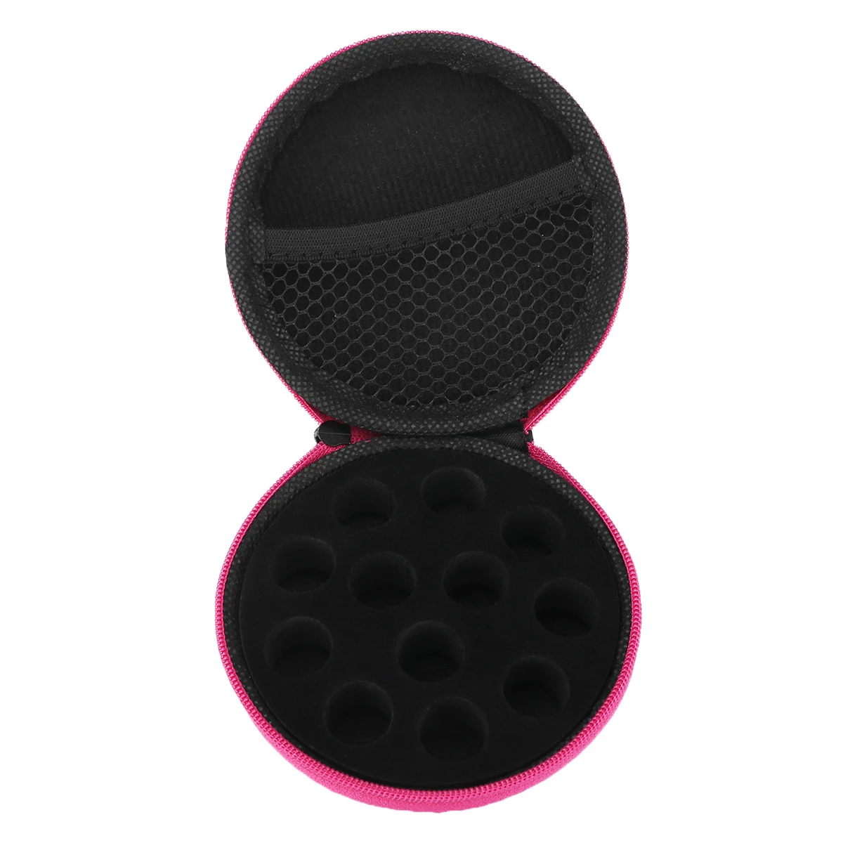 Round 12 Slots Aromatherapy Essential Oil Storage Case Box Organizer Bag