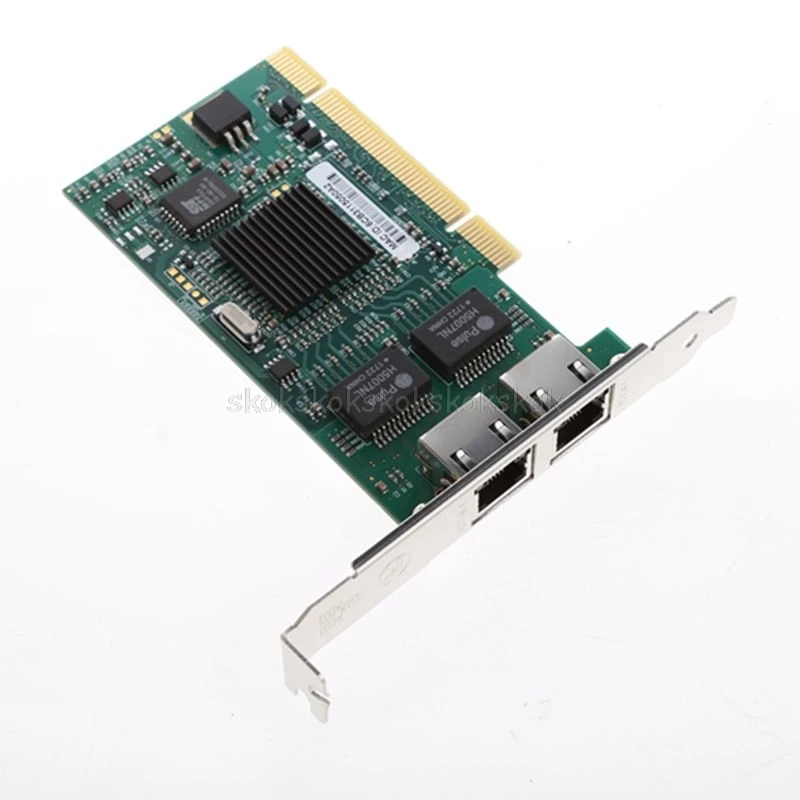 PCI двойной RJ45 порт Gigabit для Ethernet Соединительная плата локальной компьютерной сети 10/100/1000 Мбит/с для Intel 82546