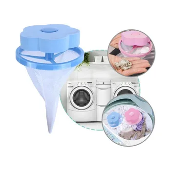 

Laundry Filter Bag Floating Style Laundry Artifact Laundry Ball Flower Shape Floating Lint Hair Dirt Catch Washing Machine