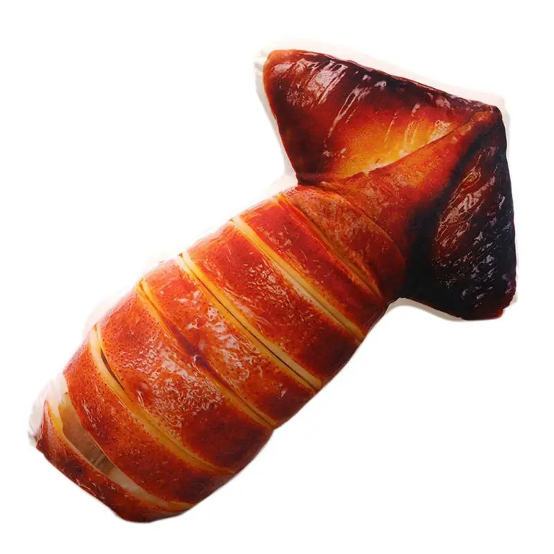 Soft Poultry Fish Fried Food Plush Stuffed Doll Garden BBQ Decor Props Adult Toys Artificial Snack Pillows Toys