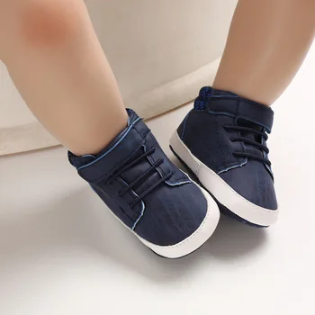 

2019 New Toddler Shoes Spring And Autumn Synthetic Leather Surface Comfortable Anti-Slip Soft Bottom Baby Boy Shoes
