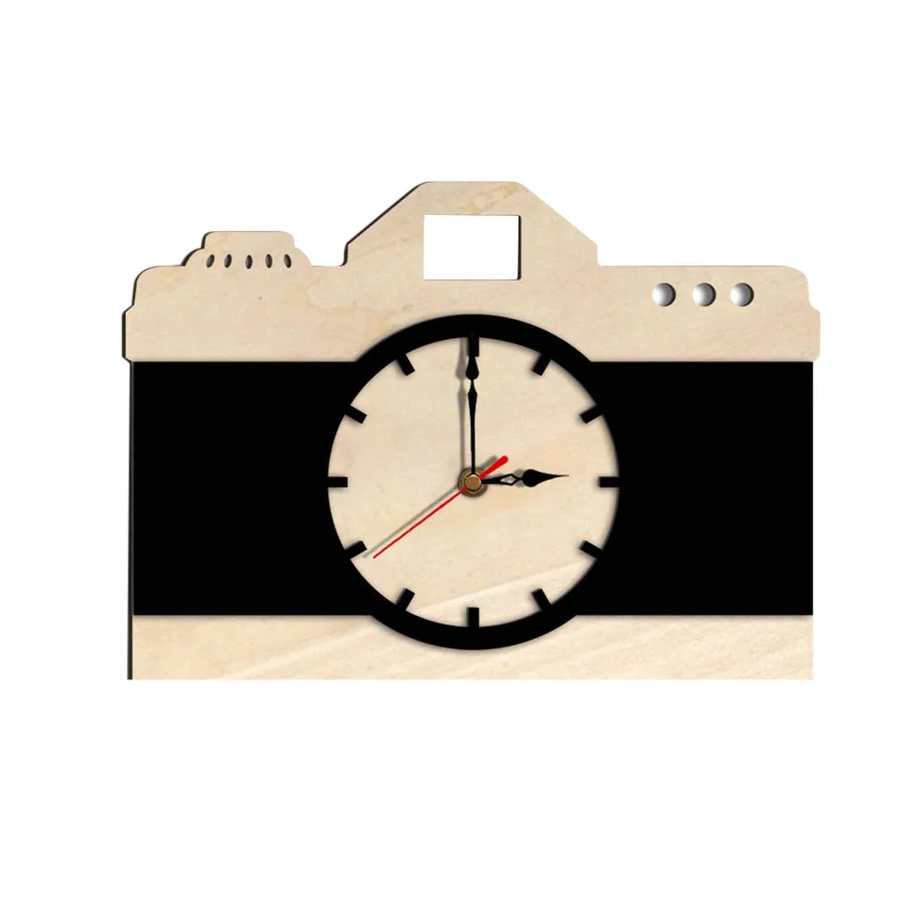 KAKUDER камера деревянные настенные часы в скандинавском стиле Ежик настенные часы с тихим ходом деревянные часы для дома гостиной reloj de pared 731W