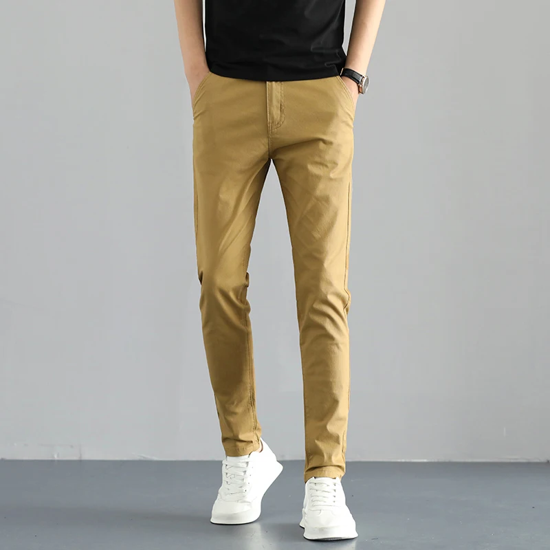 Новинка 2020 мужские Модные повседневные брюки чистые штаны для выращивания