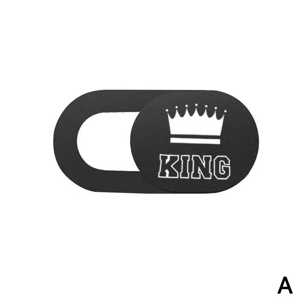 KING 2 шт. универсальная веб-камера крышка затвора слайдер Пластиковая крышка ноутбука для веб-камеры телефона наклейка iPad конфиденциальности планшета iphone PC R2P3 - Цвет: KING