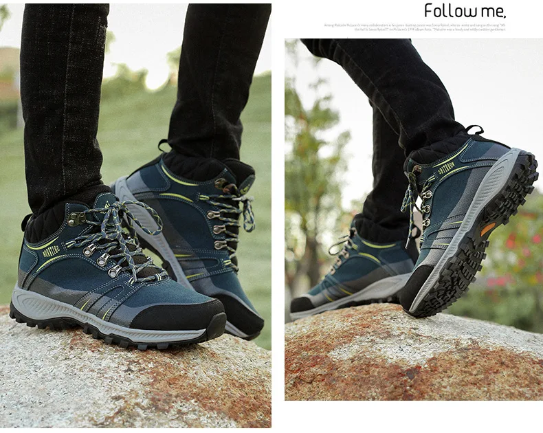 Г. Зимняя бархатная Уличная обувь с хлопковой подкладкой для пеших прогулок, нескользящая обувь для пар, теплая обувь с хлопковой подкладкой для альпинизма