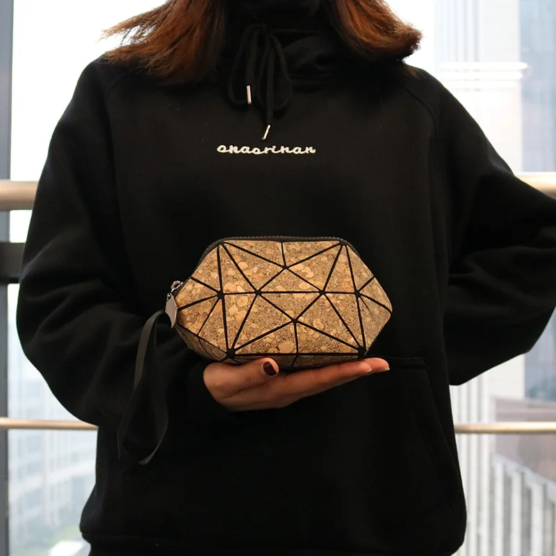 KAOGE натуральная пробковая Косметичка женская веганская здоровая косметичка