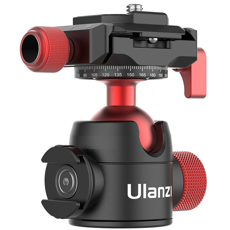 Tripé para Câmera Dslr Ulanzi-cabeça de Metal para Sapato Frio Duplo Panorâmico e Mini Esferas para Fotografias