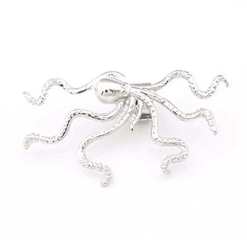 DoreenBeads модные ухо манжеты клип для женщин ювелирные изделия обёрточная бумага сережки античное серебро золото Цвет Осьминог Стиль талисманы подарок, 1 шт