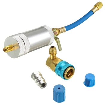 

Car A/C Oil & Dye Injector Low R12 or R134A Quick Coupler Adapter Kit