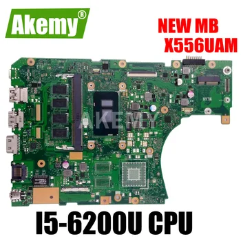 

X556UA motherboard for ASUS X556U X556UJ X556UV X556UA X556UQ X556UAM laptop motherboard I5-6200U Test original motherboard