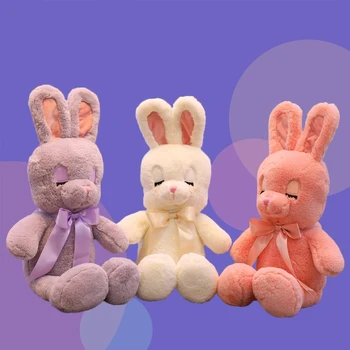 

1PC 35/50/65cm Soft Bunny Rabbit Plush Toy Stuffed Animal Bunny Rabbit Plush Soft Bunny Plushie Dolls For Children Xmas Gifts