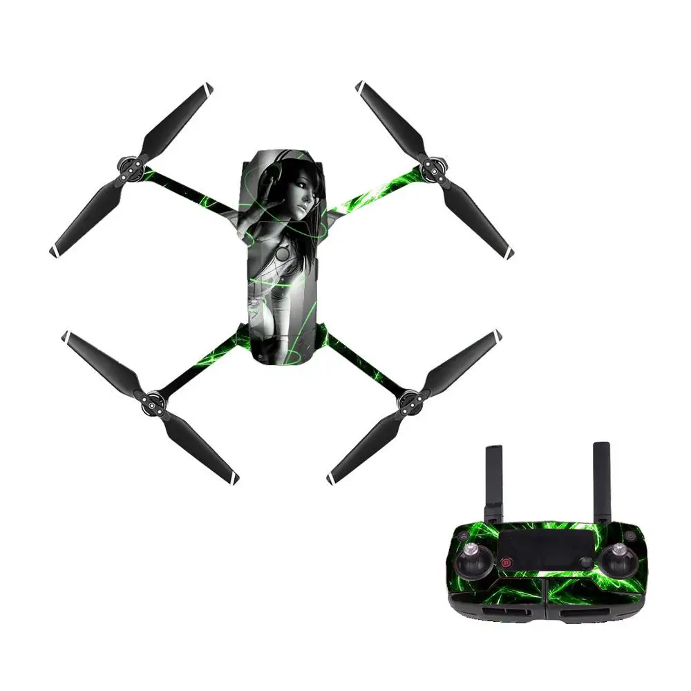 YSDJM0171 Водонепроницаемый ПВХ наклейка защитный чехол для DJI Mavic Pro Drone Body Arm пульт дистанционного управления запасная часть стикер s - Цвет: YSDJM0171