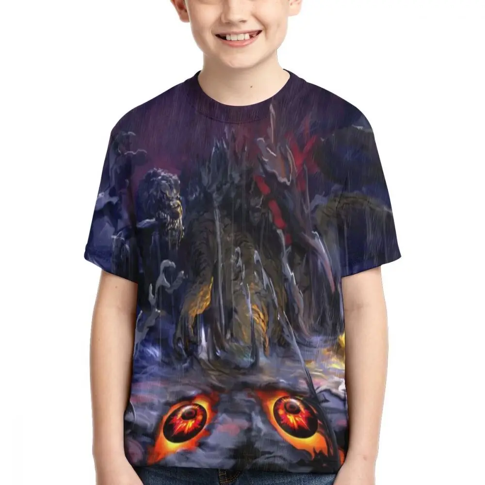 shirt16 Mr. Q/модный костюм Годзиллы футболка для мальчиков и девочек, одежда Женская Повседневная футболка для детей футболки с короткими рукавами и фигурками Годзиллы - Цвет: shirt16