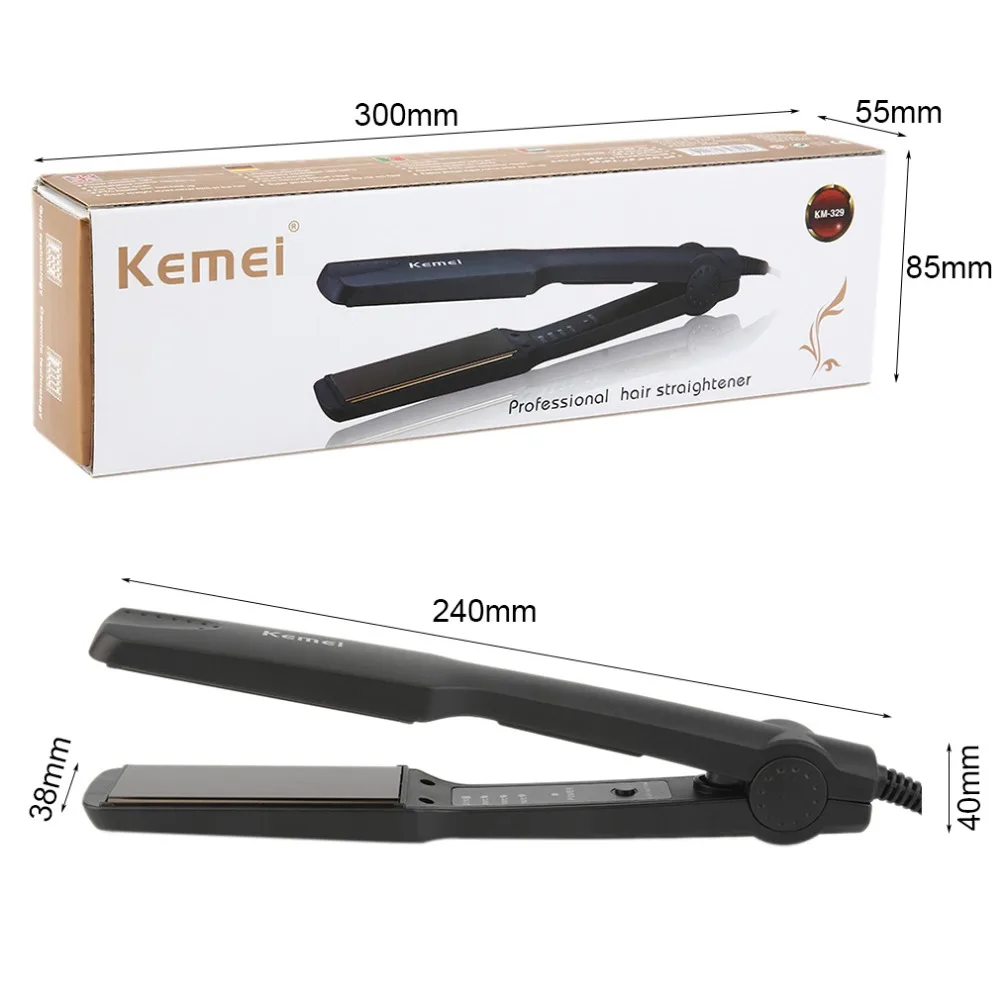Kemei керамические выпрямители для волос плоские Инструменты укладки
