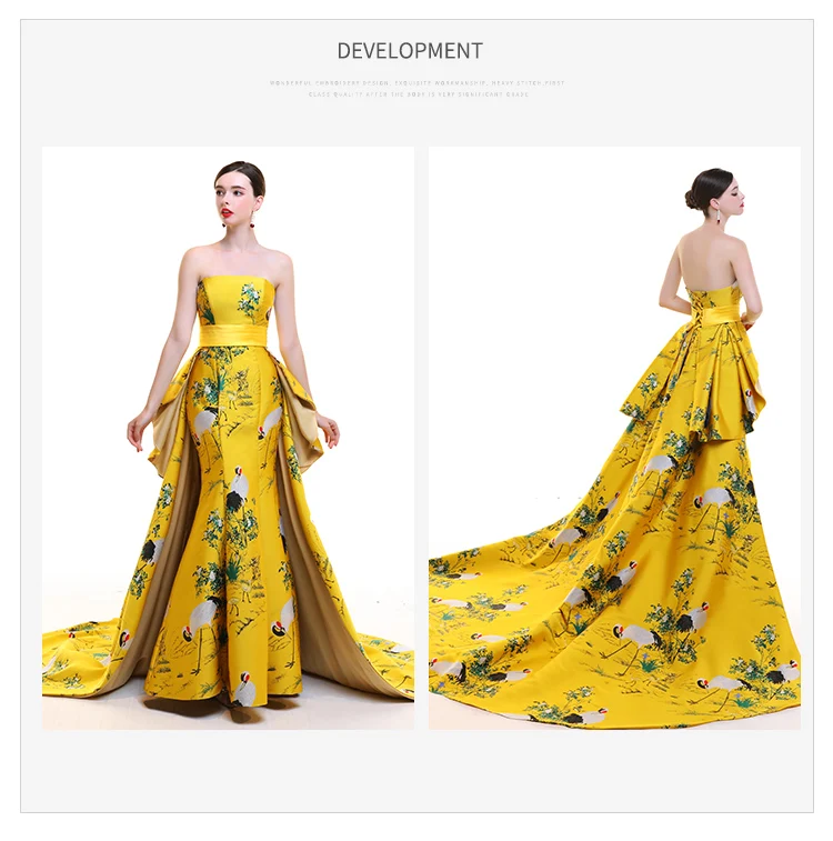 Cheongsam сценический костюм высокого класса индивидуальный заказ китайский стиль хост платья женские шоу платья нового элегантного и длинного стиля сексуальные модели классические
