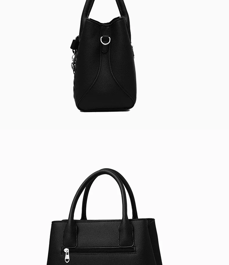 Women's Fashion Designer Tote Luxury Brand Leather Handbag Female Messenger Bag Solid Casual Ladies Crossbody bags Large