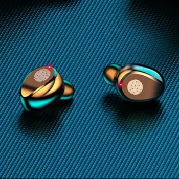 

F9-38 Digital Headphones Wireless Binaural Headset With Battery Display Sports Business Call Wireless Headset