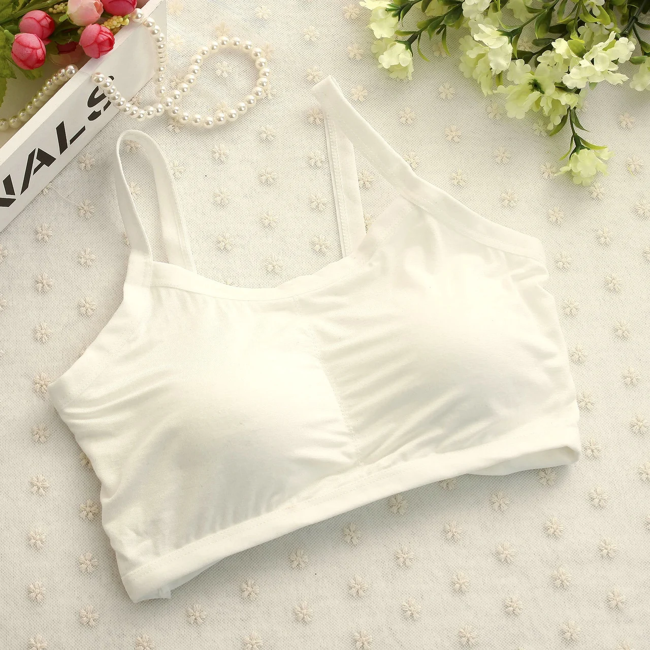 Beauty Back Comfortable Cotton Cropped Tube Top Hollow Bandeau Top Crop Factory Direct Six Stripes Backless Camisole Bra