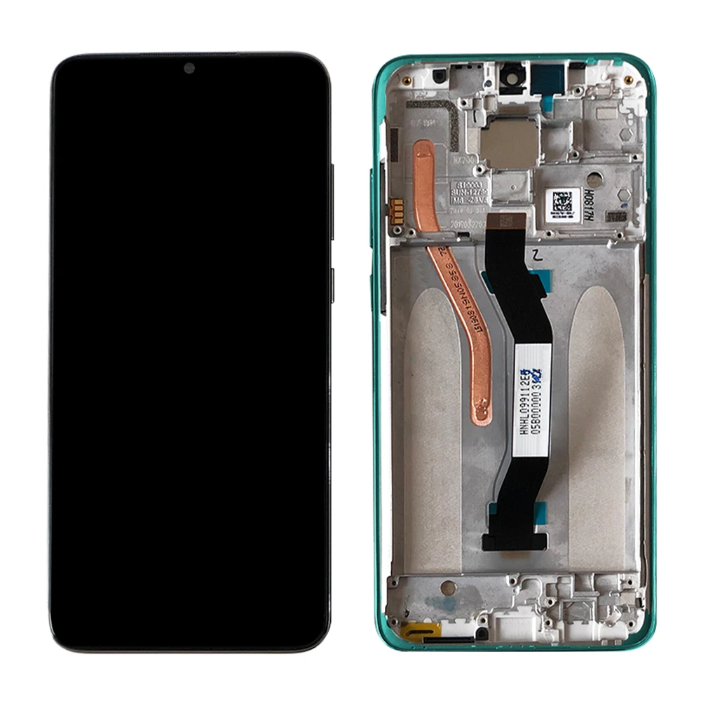 AAA+ качественный ЖК-дисплей для 6,5" Xiaomi Redmi Note 8 Pro Note8 Pro ЖК-дисплей сенсорный экран дигитайзер Замена с рамкой
