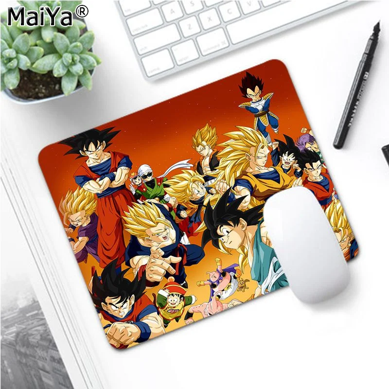 Not Lock Edge18x22cm Maiya Cool New Dragon Ball Z прочный резиновый коврик для мыши коврик большой коврик для мыши клавиатуры коврик - Цвет: Not Lock Edge18x22cm
