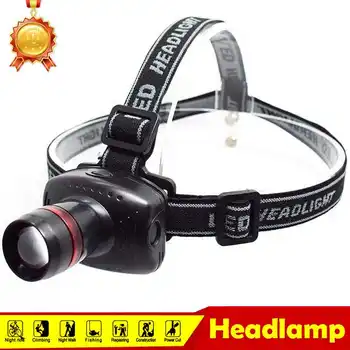 

Wasafire Adjustable Focus Head Lamp 600LM Q5 LED Headlamp Zoomable 3 Modes Headlight Camping Lantern for Hunting Camping
